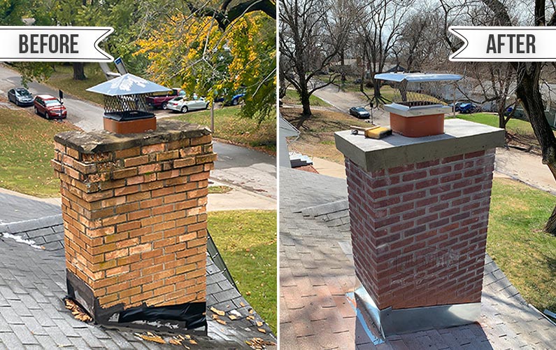 chimney crown - A Step in Time Maryland 