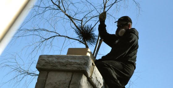 chimney cleaning - A Step in Time Maryland 