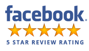 Facebook-Logo Facebook 5-Star Review Rating